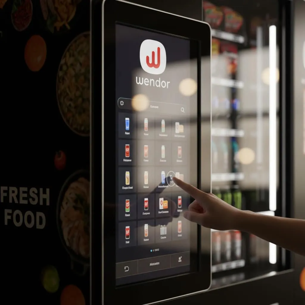 Galaxy 22 vending machine with premium glass display