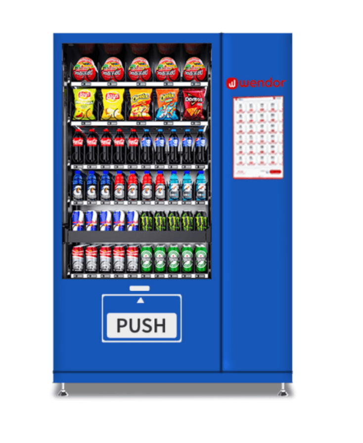 Wendor Nova Series vending machine for premium office environments