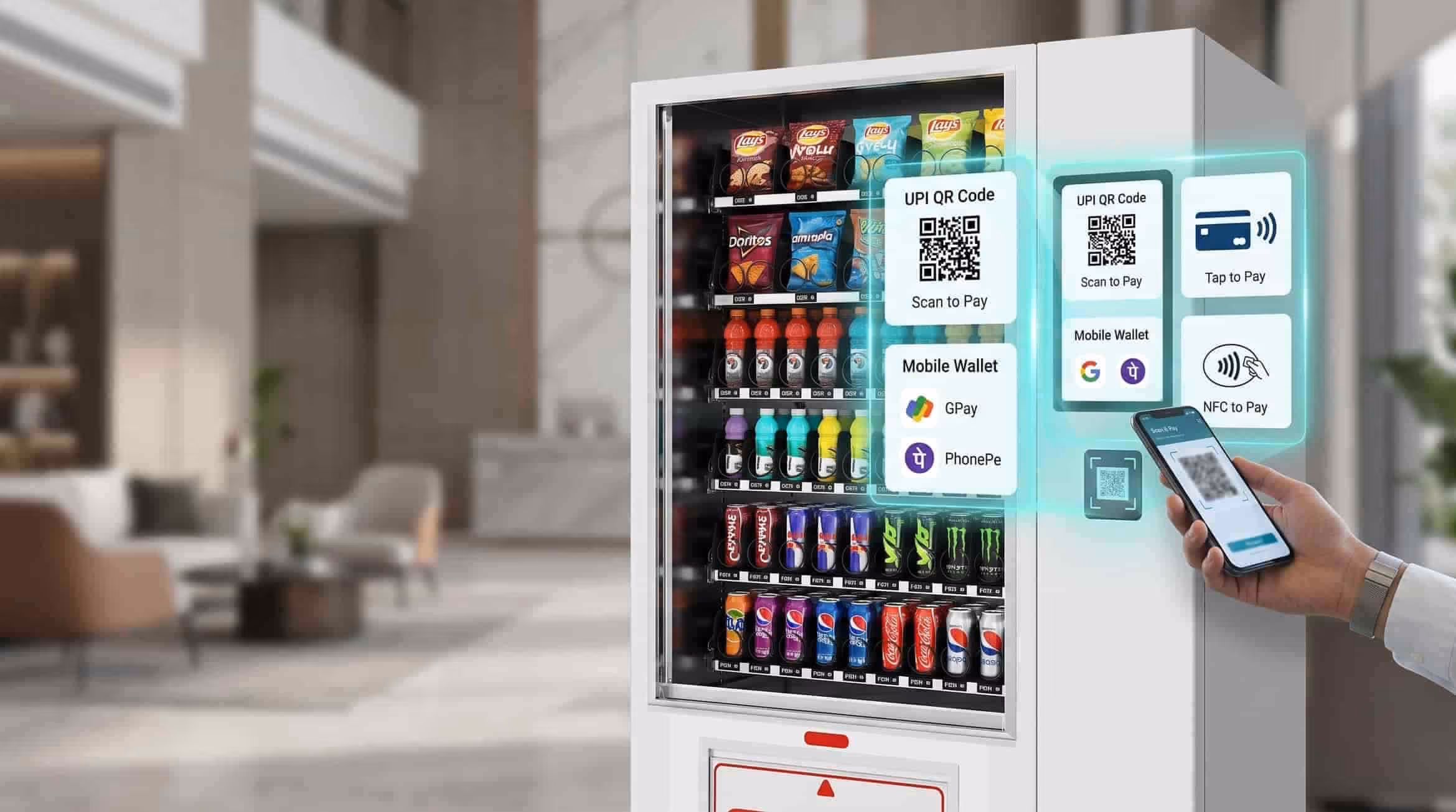 Cashless Payments — Wendor vending