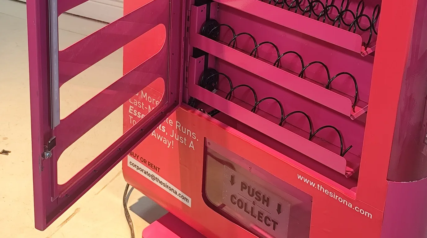 Banknote being scanned as it enters a vending machine bill validator
