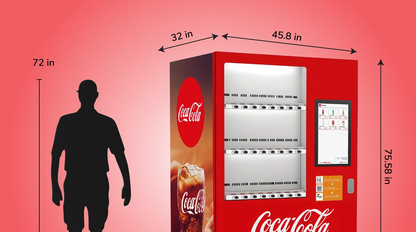 Operator restocking colorful snacks into an open vending machine