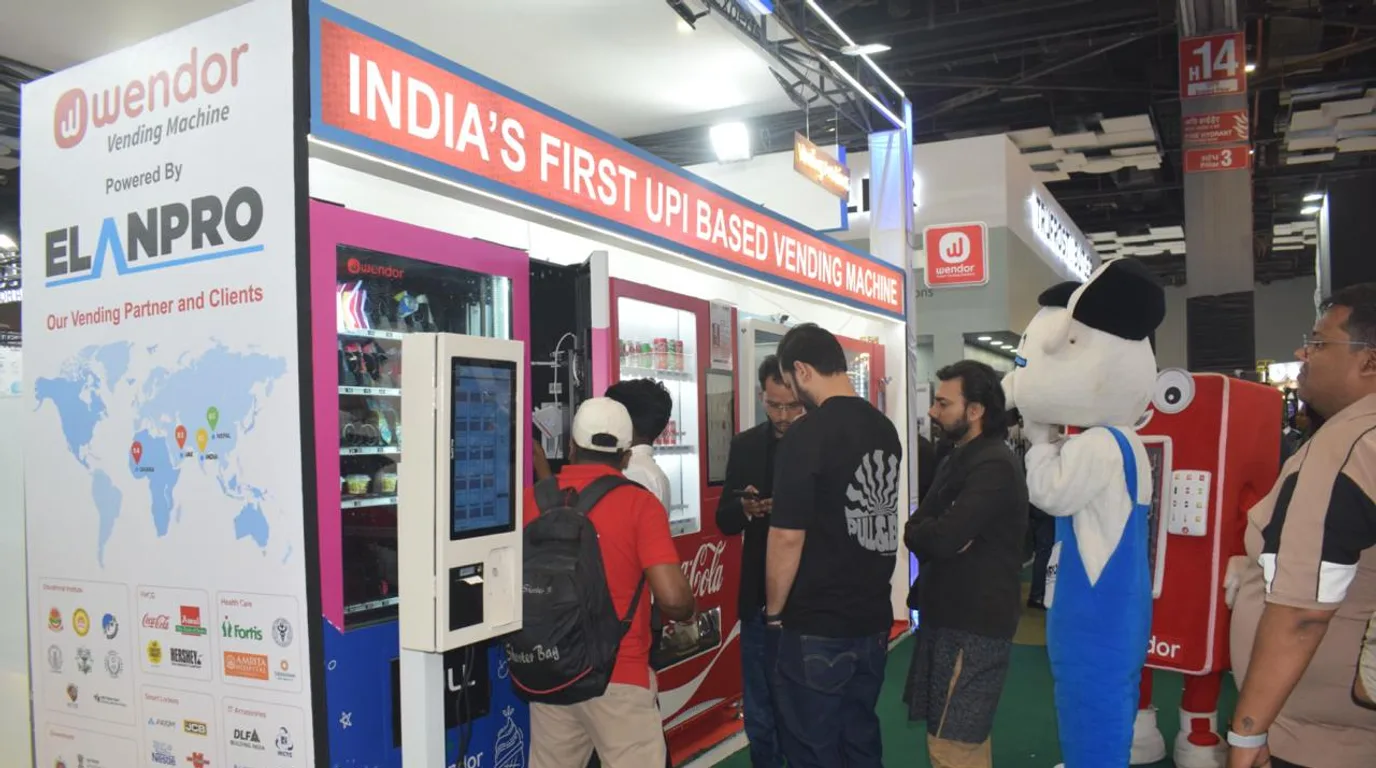 Japanese commuter using a vending machine versus an Indian customer bargaining at a shop